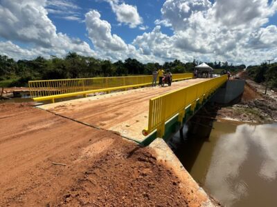 São Miguel do Guaporé celebra entrega da primeira ponte de concreto e aço na Linha 86 Sul