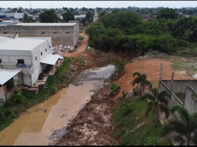 Obras avançam para ligar o bairro Novo Oriente ao centro de São Miguel do Guaporé